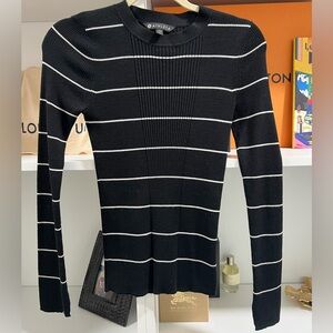 {Athleta} Black & White Knit Sweater